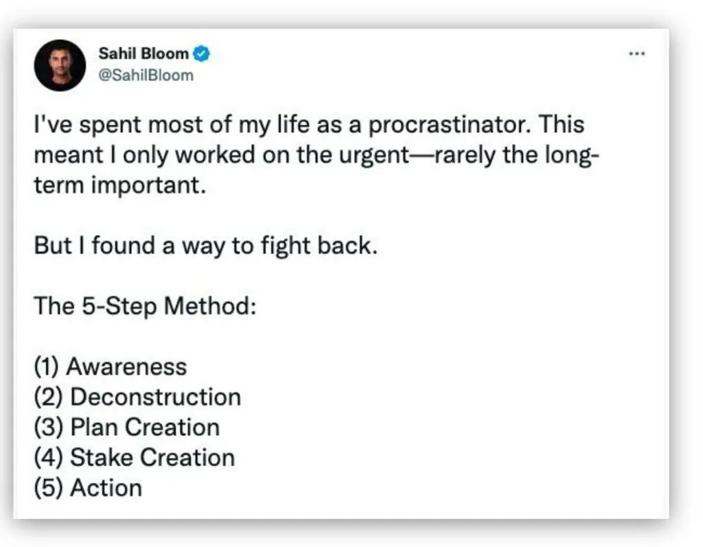metodo per sconfiggere la procrastinazione