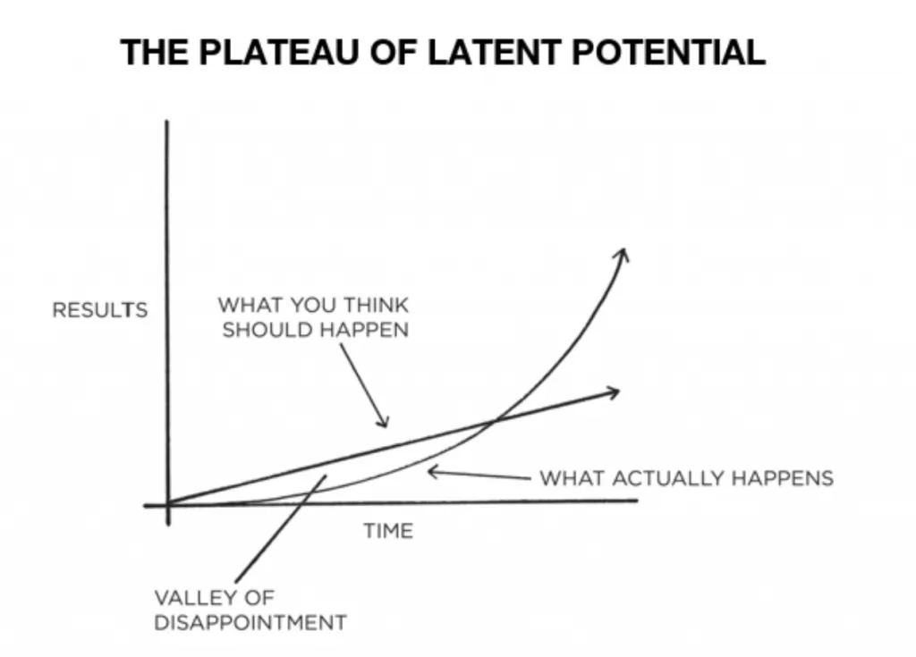 Il plateau del potenziale latente Simone Dassereto James Clear