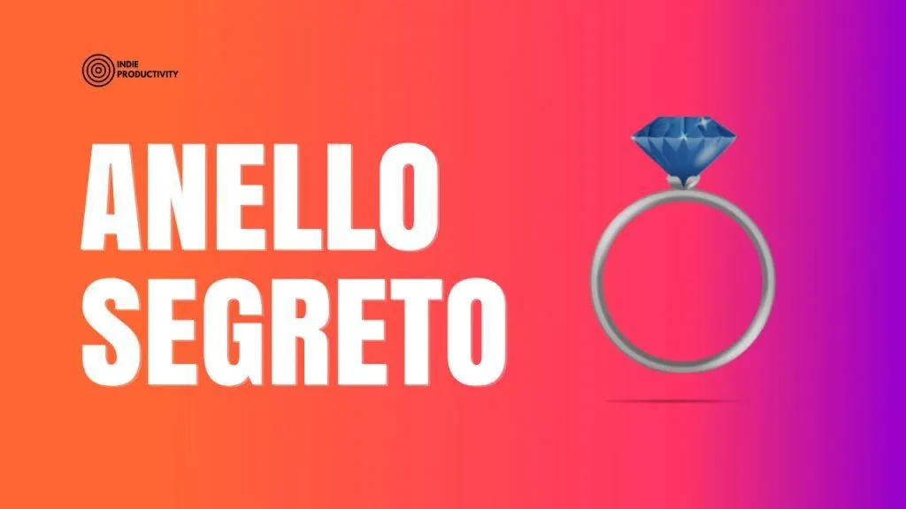 Indossa il tuo anello segreto