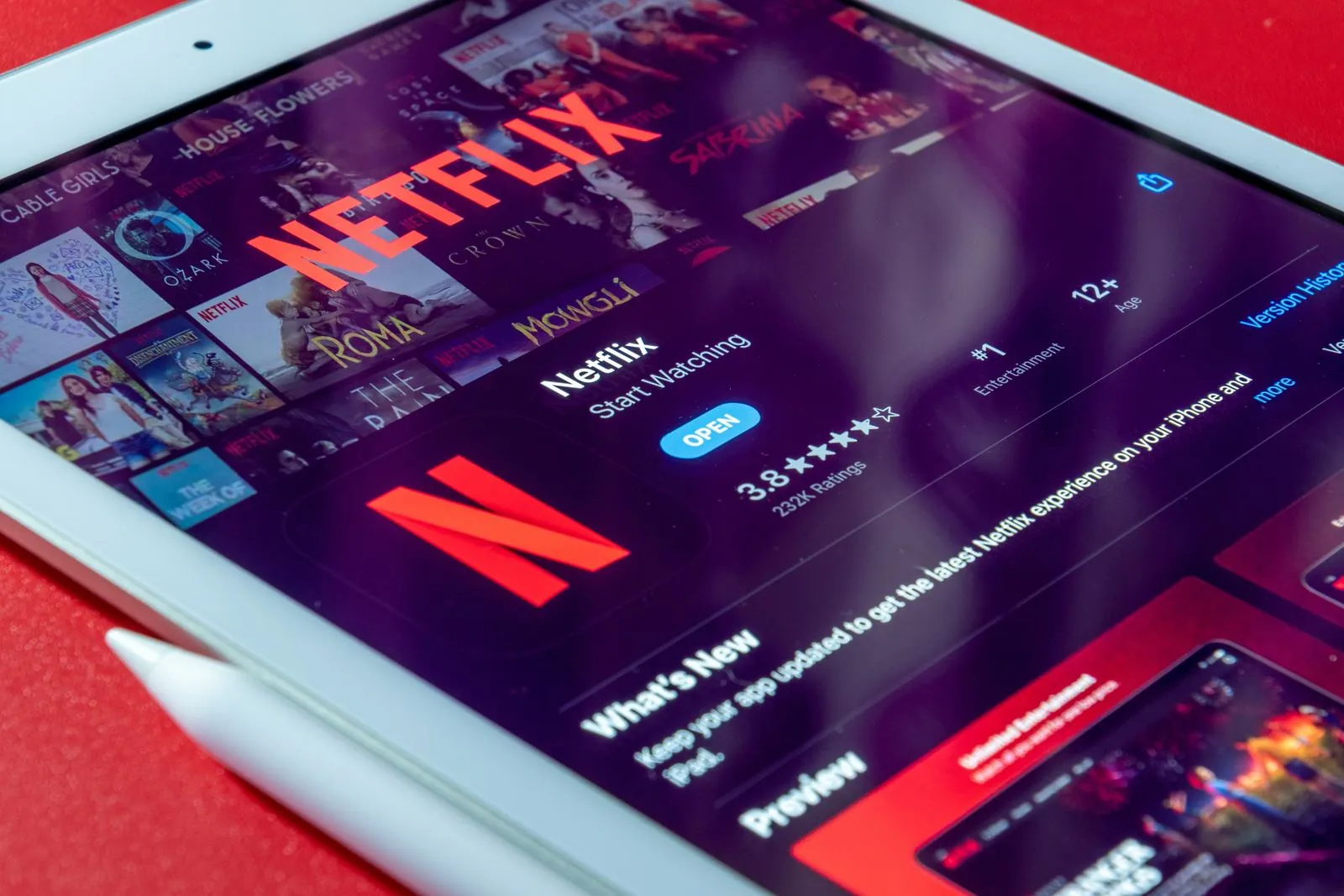 Uso dell’app di Netflix, che ha creato un mercato del tutto nuovo.