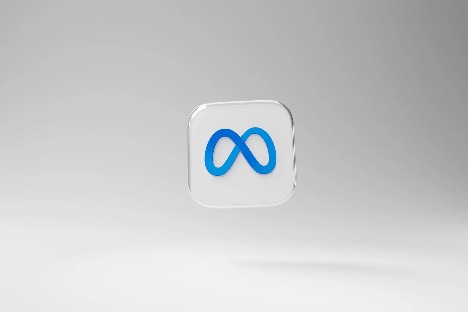 Logo di Meta, azienda che ha creato un "oceano blu" nel settore della realtà aumentata