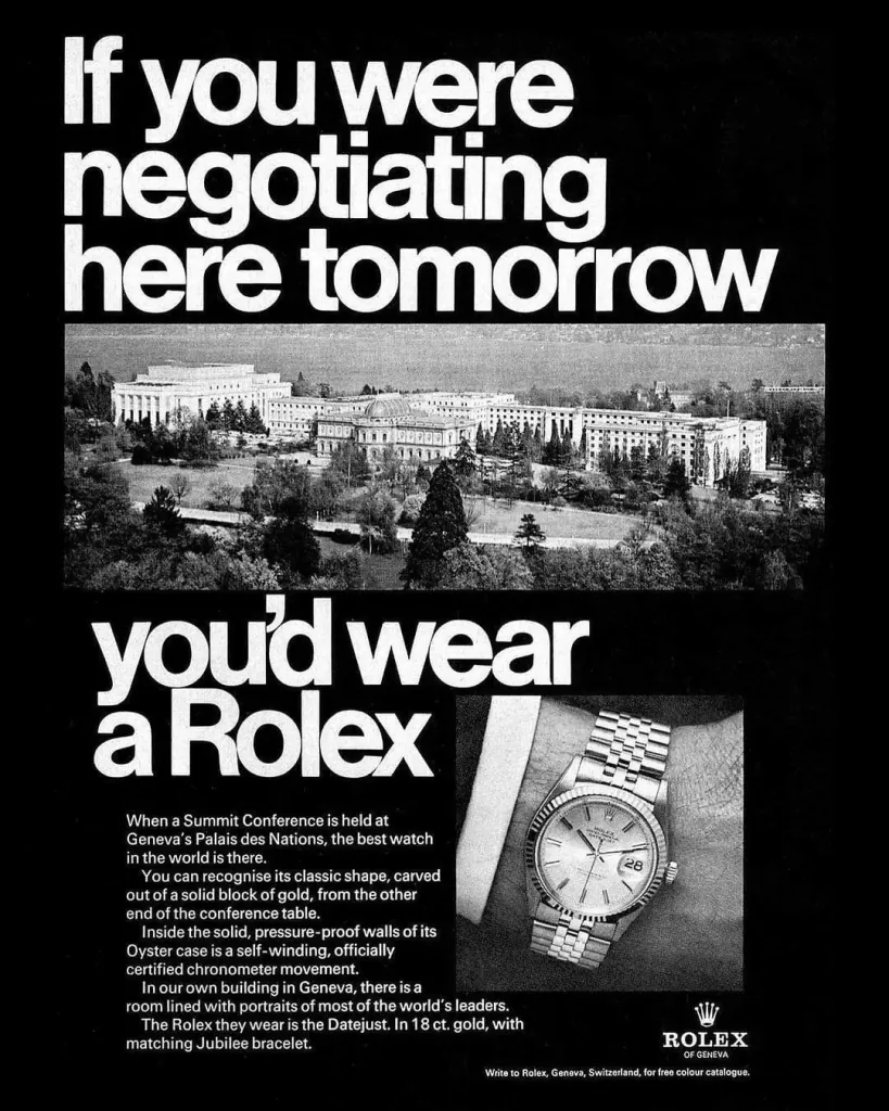 Evento di acquisto e trigger d'acquisto di Rolex