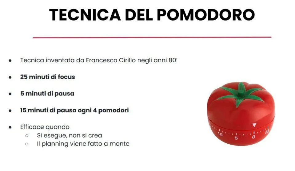 Tecnica del pomodoro