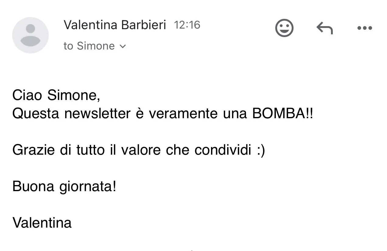 Email sulla newsletter